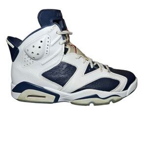 Jordan 6 Retro Olympic 2024 White Varsity Red Navy CT8529-164 Mens 9.5